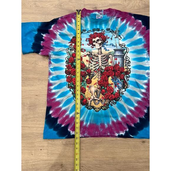 Vintage 90s LIquid Blue GRATEFUL DEAD 1965-1995 T Shirt Men Large Short Sleeve - Picture 7 of 10